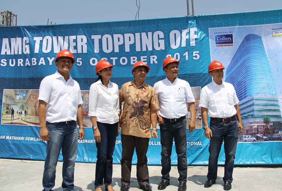 Topping Off Perkantoran AMG Tower – Surabaya