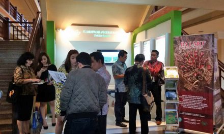 Saraswanti di  Indonesian Palm Oil Conference ke 12