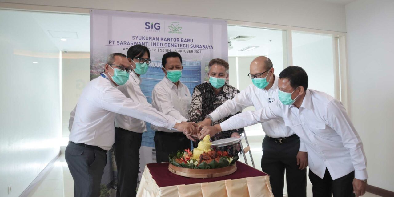 Syukuran Kantor Baru PT Saraswanti Indo Genetech Surabaya