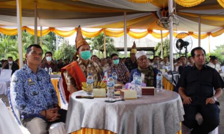 Halal Bihalal Divisi Pupuk di Tanjung Morawa yang dihadiri oleh CEO Saraswanti Group
