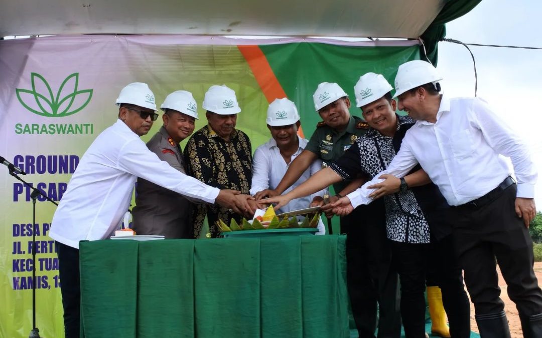 Groundbreaking Pabrik NPK Saraswanti di Siak, Riau