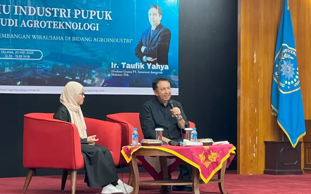 Kuliah Umum Industri Pupuk di Universitas Muhamadiyah Malang.